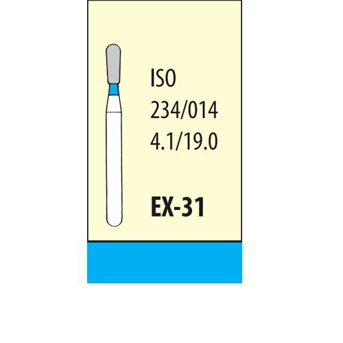 Боры алмазные EX-31 (5шт), МАНИ