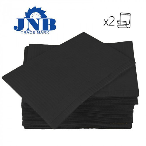 Салфетки для пациентов 33*45см, черные (500шт), JNB