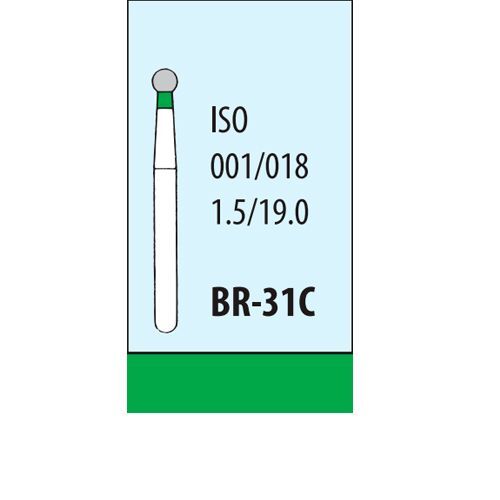 Боры алмазные BR-31C (5шт), МАНИ