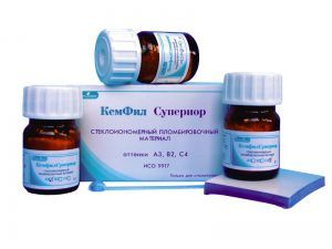 Кемфил Супериор, универсальный стеклоиономер (3флакона.х8г), Стомадент