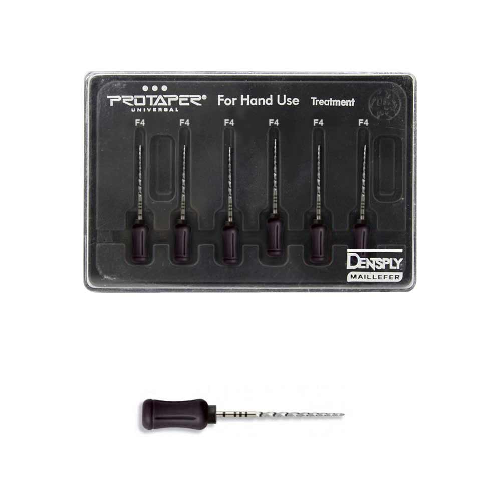 Ручные файлы ProTaper Hand 25мм F4 (6шт), A041702510412, МАЛИФЕР