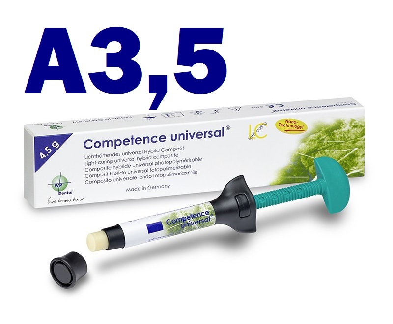Компетенц Универсал  (Competence Universal), A3, композит светоотверждаемый микрогибридный, шприцх4,5г, WP4254, W&P