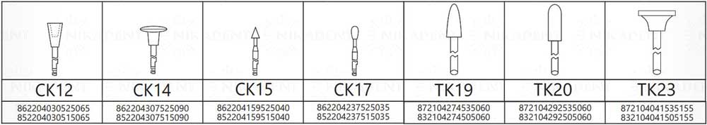Силиконовые полировочные головки Diaflex-керамика Силиконовые полировочные головки Diaflex-керамика
