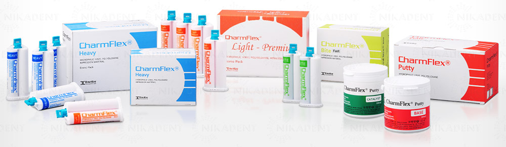 CharmFlex – А-силиконы для снятия высокоточных оттисков для несъемных протезов CharmFlex – А-силиконы для снятия высокоточных оттисков для несъемных протезов
