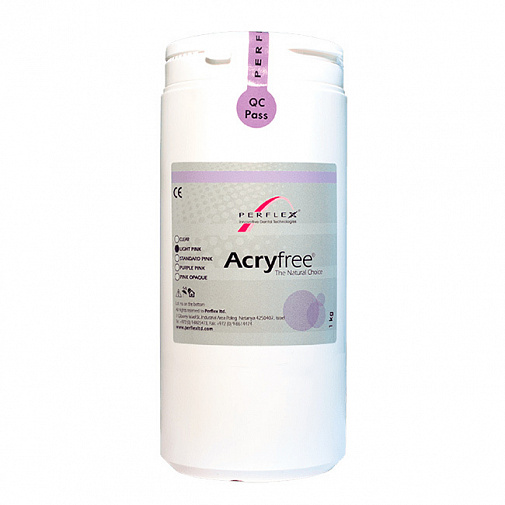 Перфлекс PERFLEX термопластичный материал Acry Free 1кг. розовый (Standard Pink) арт. 33003