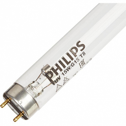 Лампа бактерицидная TUV 15 W (Longlife SLV/25 (25), G13 T8 (45см) PHILIPS