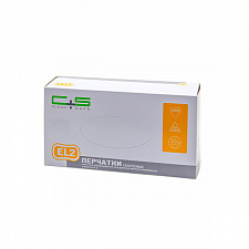 Перчатки латексные XS (5-6), 100шт, EL2, Clean+Safe