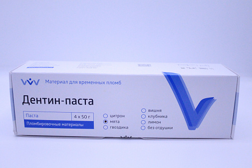 Дентин-паста (мята) (50г), д/временного пломб, ВладМиВа