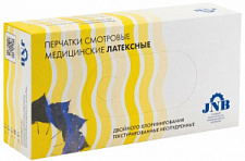 Перчатки латексные XS (5-6), 100шт, JNB