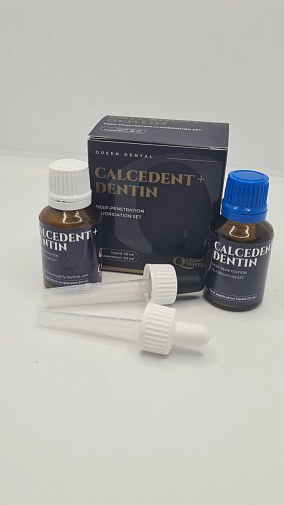 Кальцедент дентин (Calcedent dentin KIT), набор, 20мл+20мл, FP2020CE000, Queen Dental