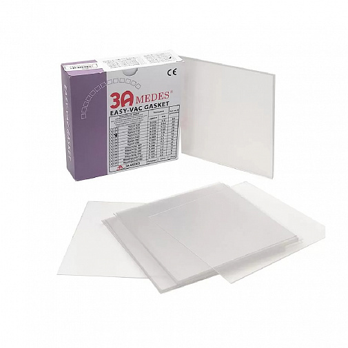 Пластины EV Gasket для изгот. ортодонт. шин, квадратные, Splint 025 (127х127х0,64мм), 25шт, 3A MEDES