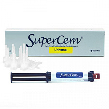 ЧармСуперЦем (SuperCem), универ., композитный самопротравливающий цемент, 1шпр.х5мл+10+10, DentKist