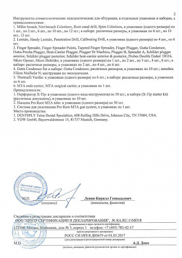 Лентуло 25мм №002 (Lentulo 25 mm #002), A002222500212, МАЛИФЕР