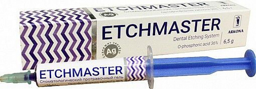 Протравочный гель Etchmaster 36%, ортофосфорная кислота, шпр.х 60гр, ARKONA