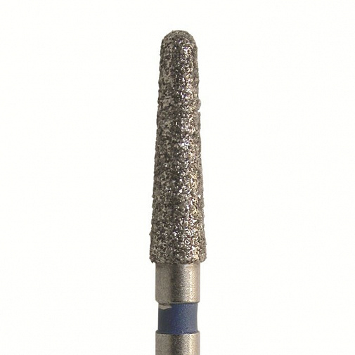 Бор алмазный 850 025 FG, синий, (5 шт) Форма: конус с закругленным концом, JOTA