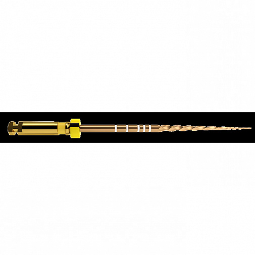 Протейпер Голд (Protaper Gold) стерильные файлы 25мм F1, 6шт, A0411225G0103, МАЛИФЕР