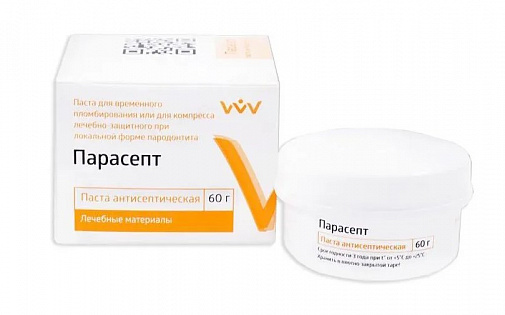 Парасепт, антисептический компресс, 60г, ВладМиВа