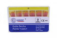Гуттаперчи Гападент (GAPADEN) конус 04 №15 (60 шт), GMG
