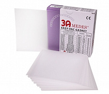 Пластины EV Gasket для изготовления капп для отбеливания, квадратные, Bleaching 080 (127х127х2,0мм), 12шт, 3A MEDES