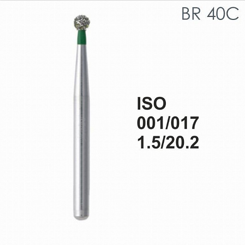 Боры алмазные BR-40C (5шт), МАНИ