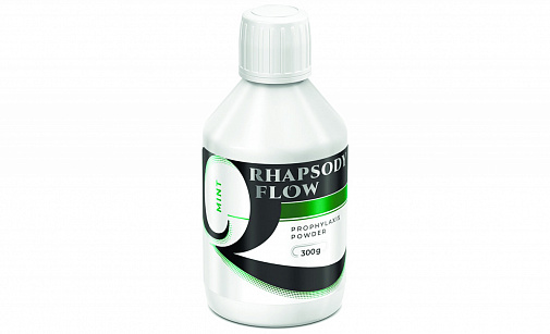 Порошок для Аэр-Фло (Rhapsody flow Prophylaxis Powder), 300г, Мята, LM0300RF000, Queen Dental
