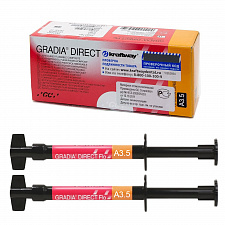 Градиа Директ Флоу (Gradia Direct Flo), А3,5, жидкотекучий композит, 2шпр.х1,5г, 003444, GC