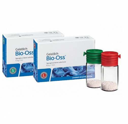 Био-Осс (Bio-Oss), L, гранулы, 1мм-2мм (0.5г), Geistlich
