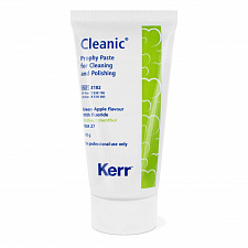 Клиник (Cleanic),паста абразивная с фторидом, зеленое яблоко, 100г, 3382, KERR